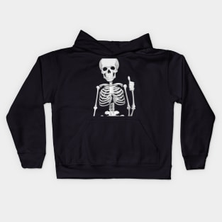 Cool Thumbs Up Skeleton Kids Hoodie